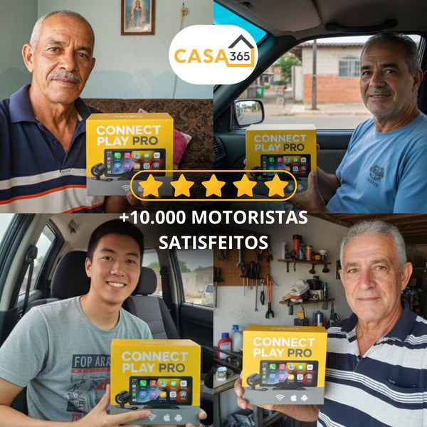 LANÇAMENTO | Kit Multimídia Universal Connect Play Pro + Brinde – Seu Carro Mais Moderno