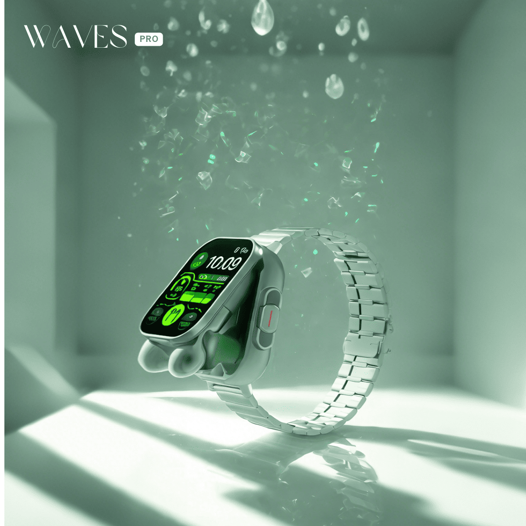 WavesPRO - O Único Smartwatch com Fones de Ouvidos Integrados