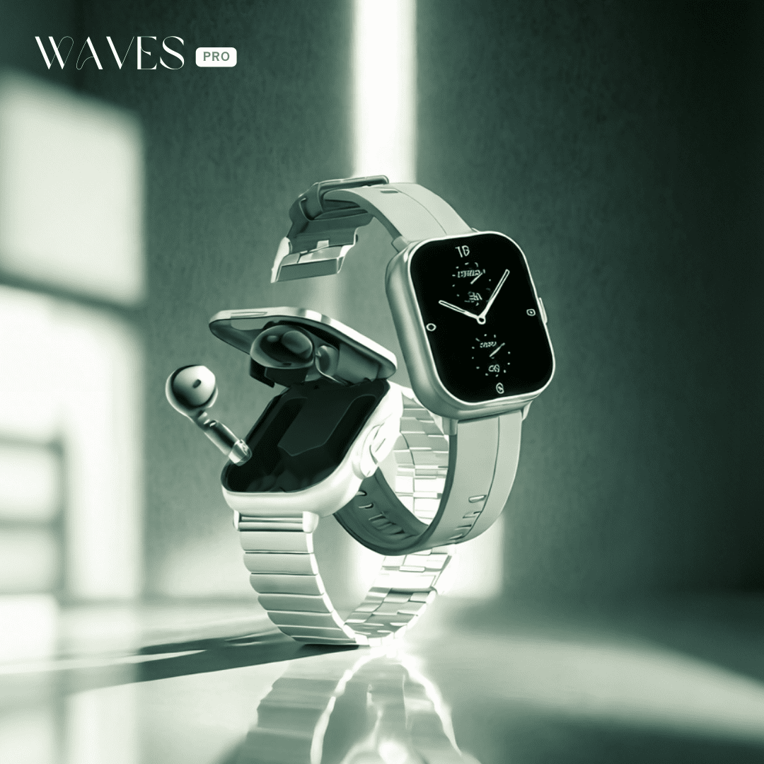 WavesPRO - O Único Smartwatch com Fones de Ouvidos Integrados