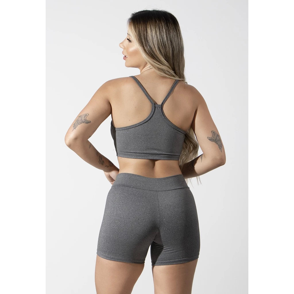 (Compre 1 Leve 2) Kit 2 Conjuntos Short Legging Top Alcinha