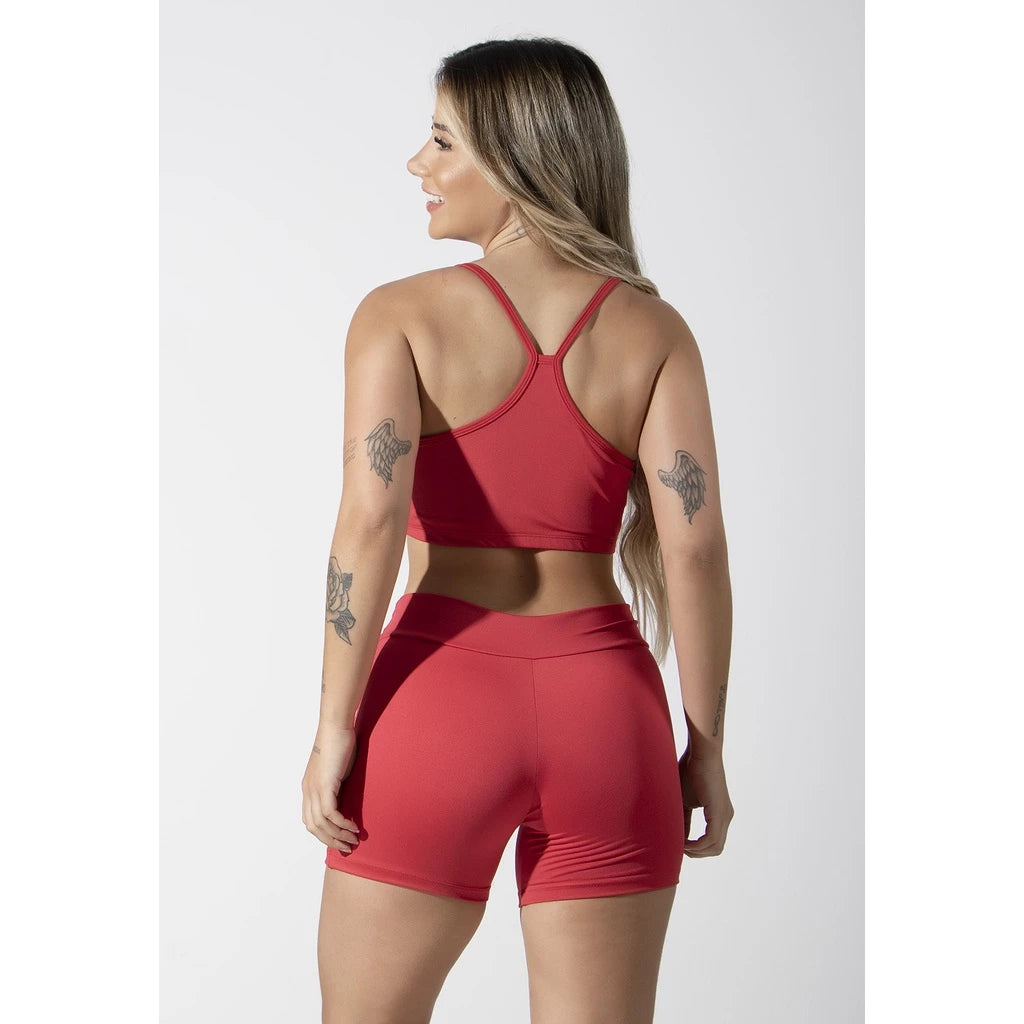 (Compre 1 Leve 2) Kit 2 Conjuntos Short Legging Top Alcinha