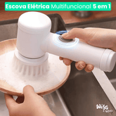 Escova Elétrica Multifuncional 5 em 1 - (Último Dia)