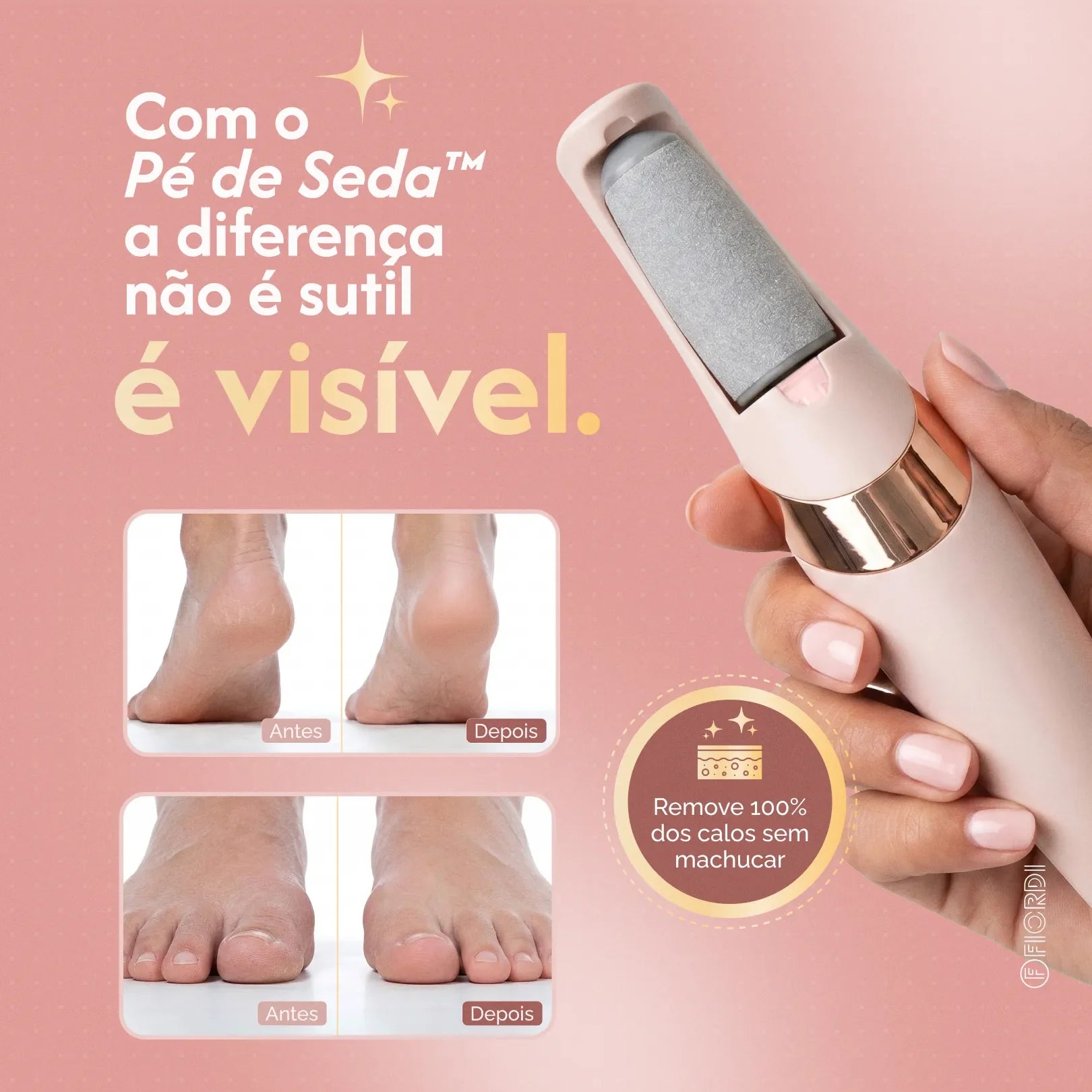 Pé de Seda™ - Lixador Elétrico Profissional