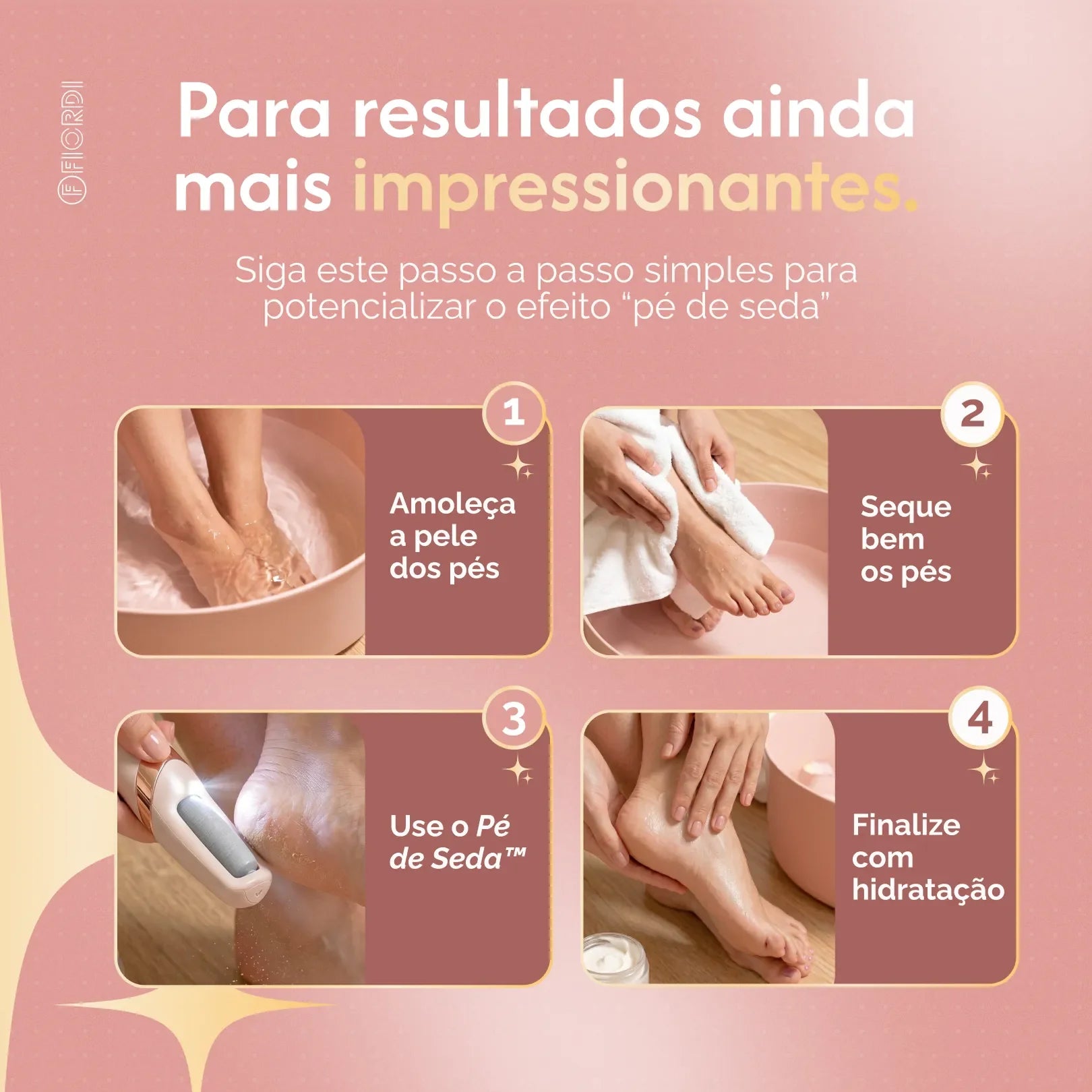 Pé de Seda™ - Lixador Elétrico Profissional