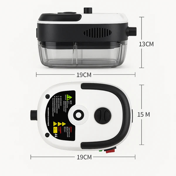 Limpador a Vapor Turbo Pressurizado 2500W Bivolt – Higienização Poderosa e Profunda + Brindes Escovas