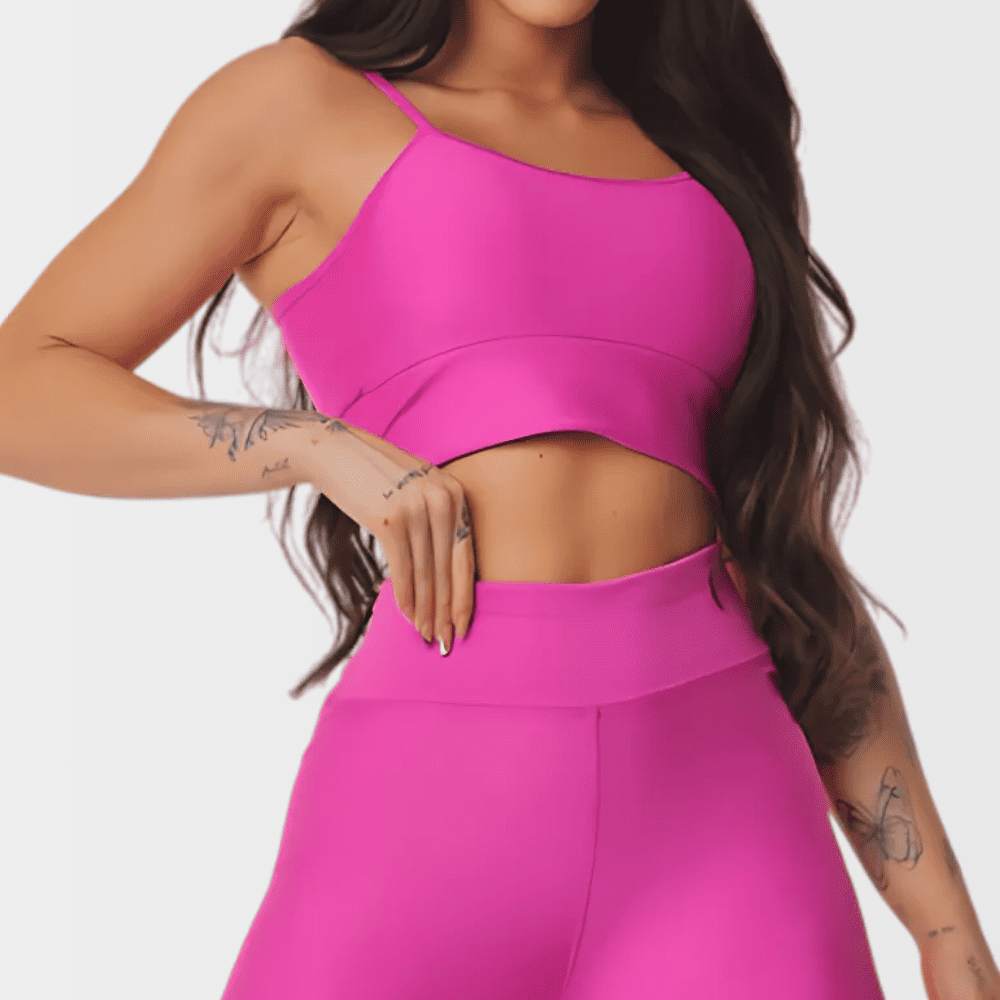 (Compre 1 Leve 2) Kit 2 Conjunto Legging e Top Alcinha