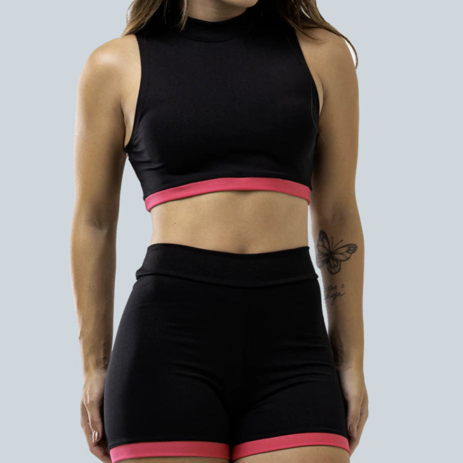 (Compre 1 Leve 2) Kit 2 Conjunto Fitness Feminino Gola Alta