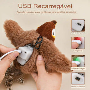 Super Passáro Brinquedo Interativo para Gatos