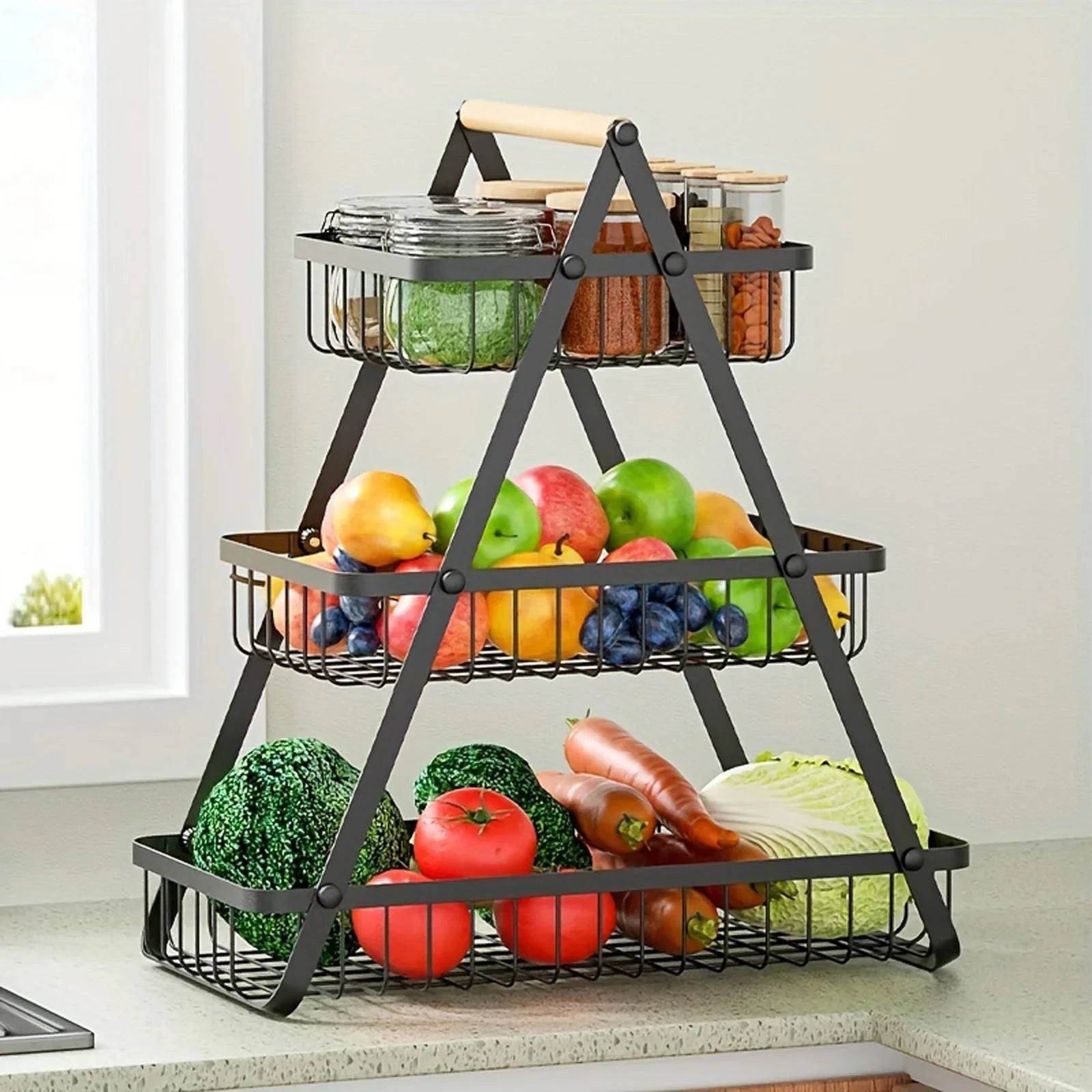 Cesta de Frutas Tripla
