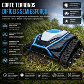 LANÇAMENTO | Cortador de Grama Robótico PowerTrak Alta Potência + Kit Brindes | Rápido e Eficaz
