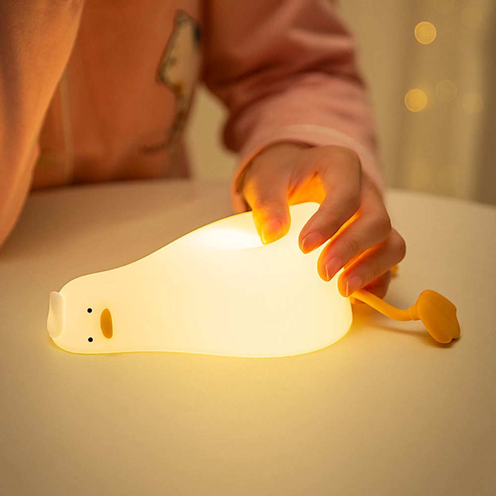 Luminária Infantil de Silicone - Pato Relax