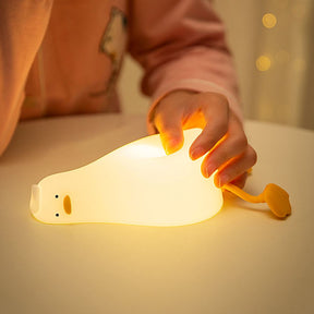 Luminária Infantil de Silicone - Pato Relax