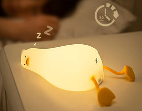 Luminária Infantil de Silicone - Pato Relax