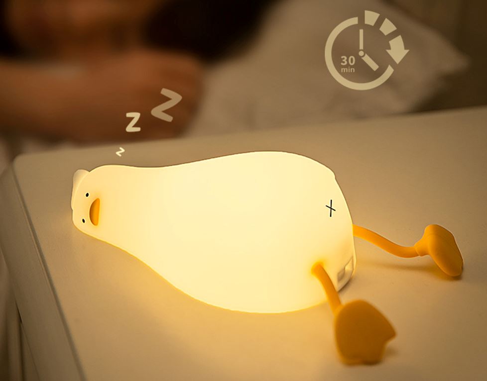 Luminária Infantil de Silicone - Pato Relax
