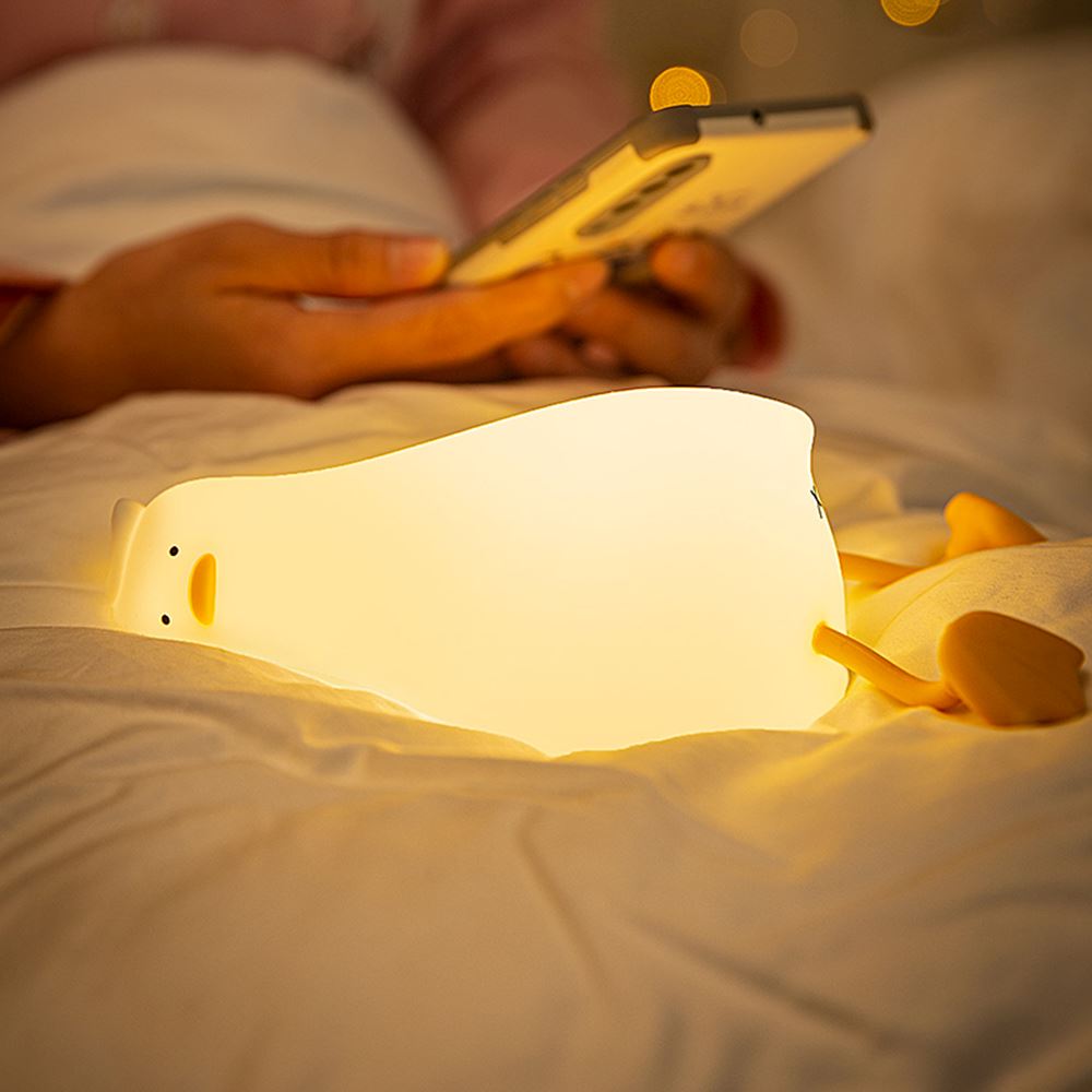 Luminária Infantil de Silicone - Pato Relax
