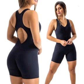 Kit 2 Macaquinhos Curto Fitness Com Bojo Removível Para Academia