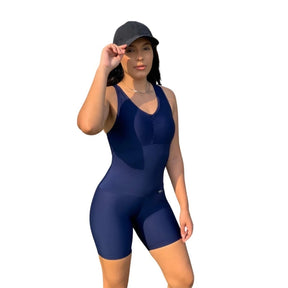 Kit 2 Macaquinhos Curto Fitness Com Bojo Removível Para Academia
